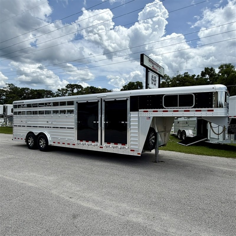 2025 Elite 25' livestock show cattle gn - sliding cut gate
