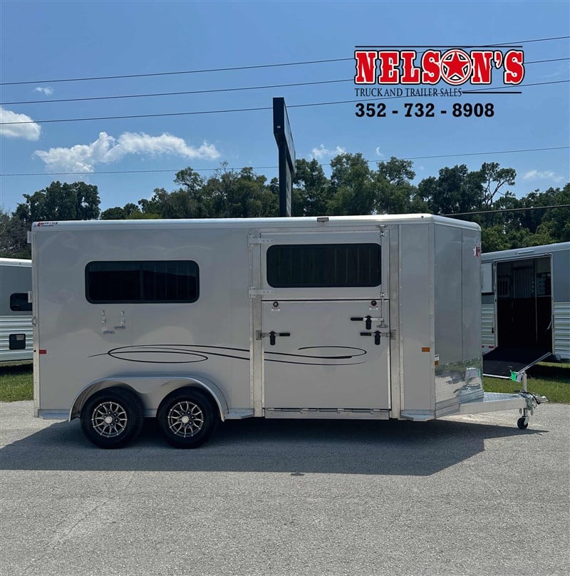 2028 Frontier 2 Horse WARMBLOOD Straightload BP - Side Ramp