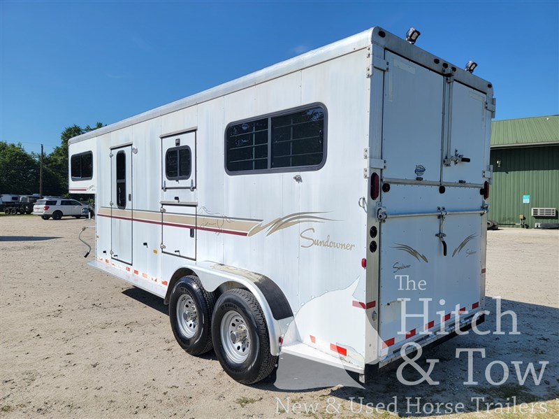 2003 Sundowner 2003 sundowner sunlite 737 2 horse gooseneck