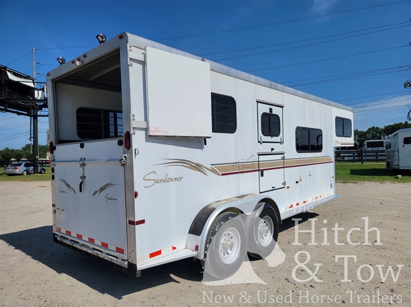 2003 Sundowner 2003 sundowner sunlite 737 2 horse gooseneck