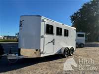 2026 3 horse Kiefer 2026 KIEFERBILT 3 HORSE SLANT BUMPER PULL W/ DR