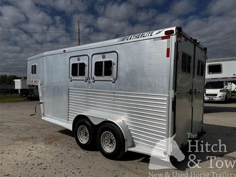 1994 Featherlite 1994 featherlte 2 horse slant gooseneck $10,500