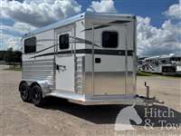 2026 2 horse 4 Star 2026 4 STAR 2 HORSE STRAIGHT LOAD BUMPER PULL! 
