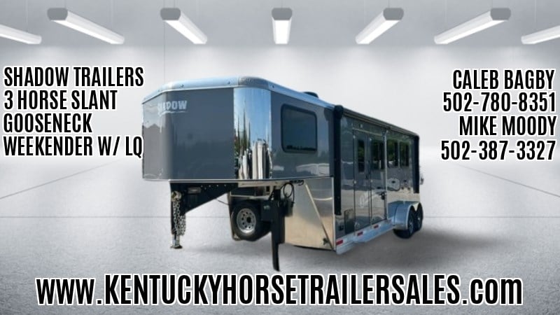 2025 Shadow 3 horse gooseneck w/ weekender living quarters