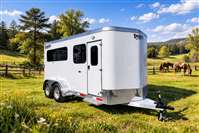 2027 2 horse Shadow 2 HORSE STRAIGHT LOAD w/ RAMP