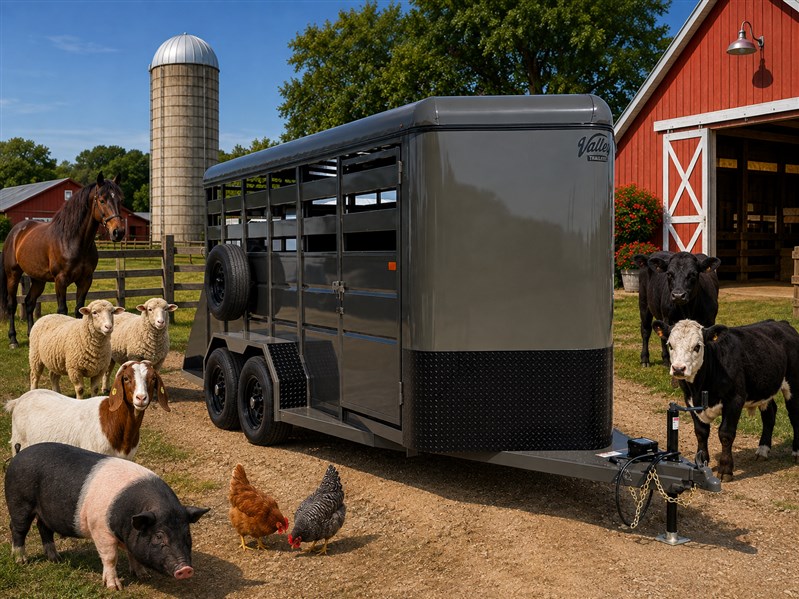 2027 Valley 16' LIVESTOCK TRAILER