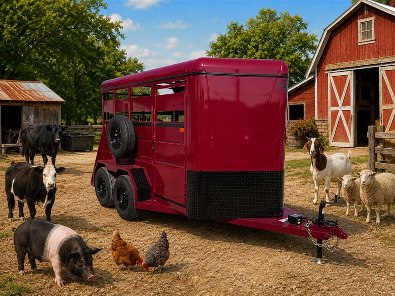 2027 Valley 12' LIVESTOCK TRAILER