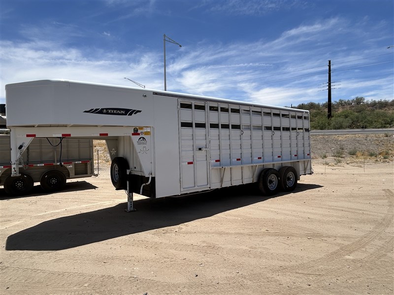 2024 Titan 20' stock trailer