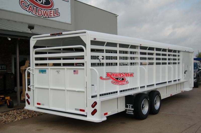 2023 Hughes horse combo 28'11" x 6'8" slant wall tack trailer