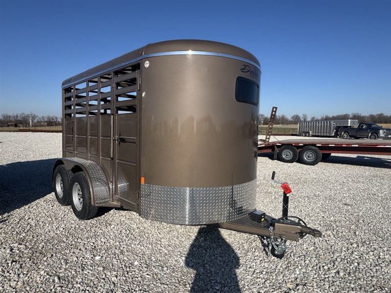 2026 Delta 12' livestock bumper pull