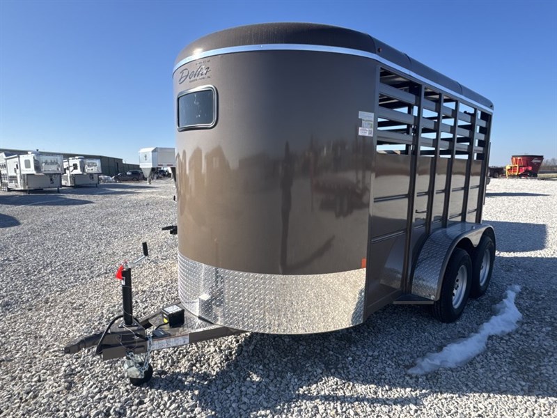 2026 Delta 12' livestock bumper pull