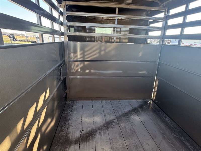 2026 Delta 12' livestock bumper pull