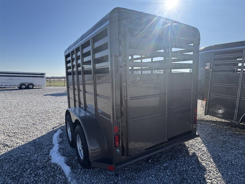 2026 Delta 12' livestock bumper pull