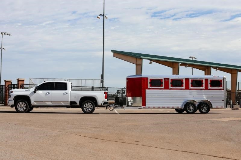 2024 Hart x8pb convertible 50/50 to 60/40 pen trailer - demo