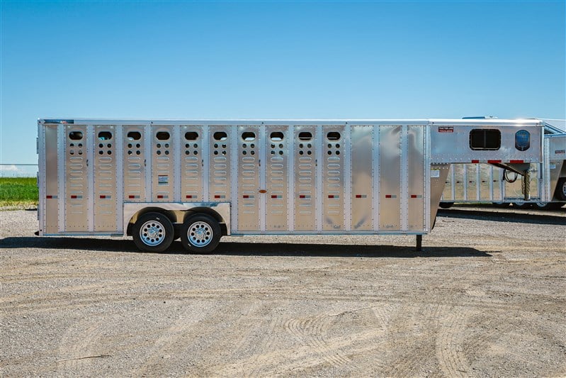 2027 Merritt 24' x 8' Lariat Stock Gooseneck