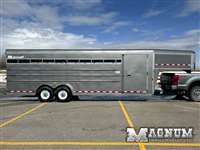 2024 Mustang 7'6"x24' gooseneck stock trailer