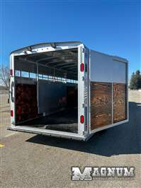 2024 Mustang 7'6x25'x7' 7 horse stock combo gooseneck trailer