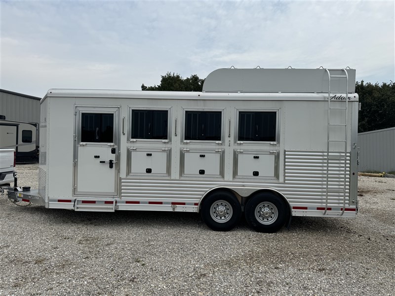 2023 Adam 8'x21'x7'6 tall 4h slant bumper