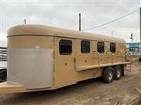 2018 Stock horse HUGHES BROTHERS BUMPER PULL