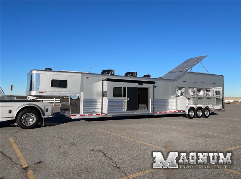 2025 Platinum Coach 6 horse reverse haul gooseneck trailer w/ 19' lq