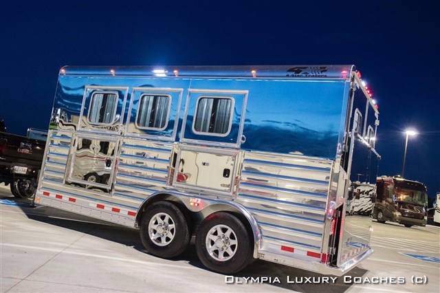 2017 4Star 3 Horse Bumper Pull 8'x16'x7'