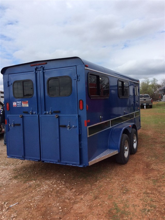 2018 WW ALL AROUND SHOW PIG TRAILER(BLUEBELL BLUE)