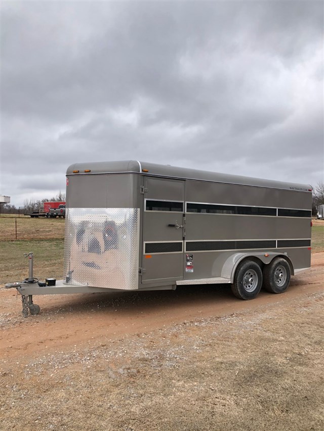 2020 WW ALL AROUND PIG/GOAT TRAILER 16'X6'8"X6' W/ 6 PENS