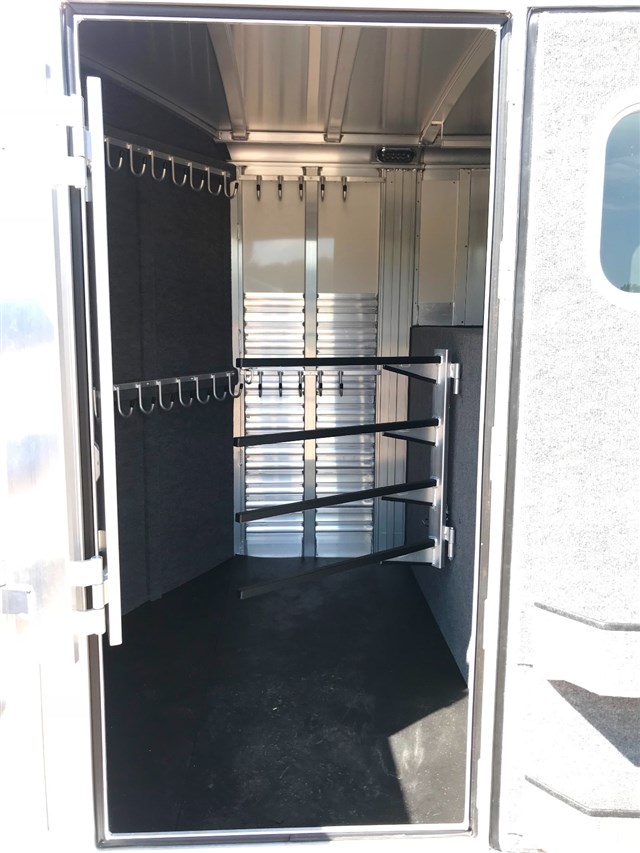 2023 Platinum Coach 24ft c sport w/ swing out saddle rack and hayrack