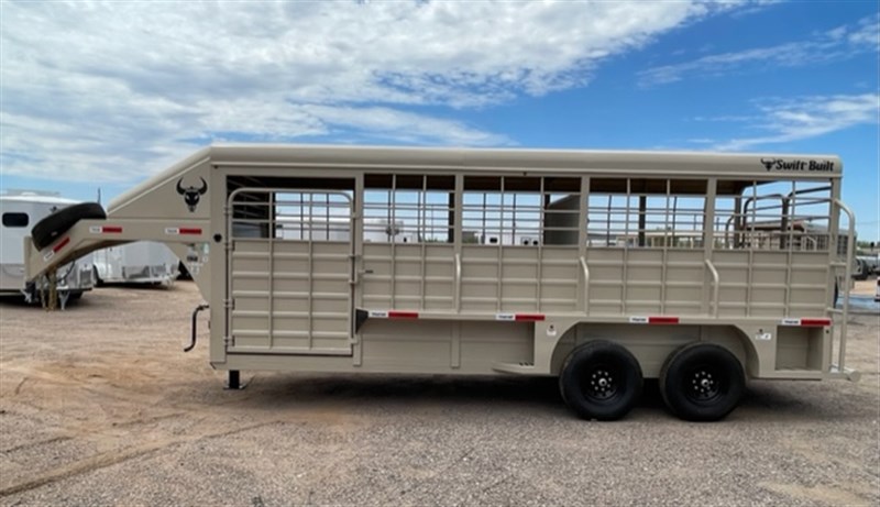 2023 Swift Built 20' Stock Trailer