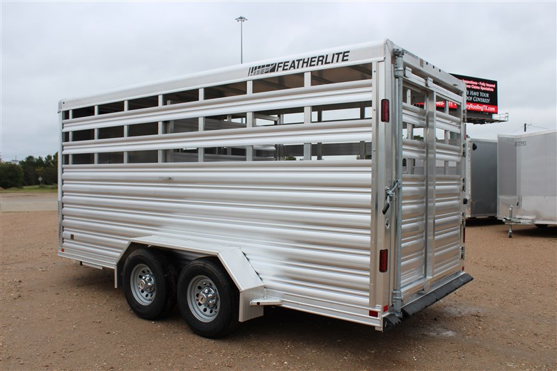 2023 Featherlite 8107 livestock 16 bumper pull