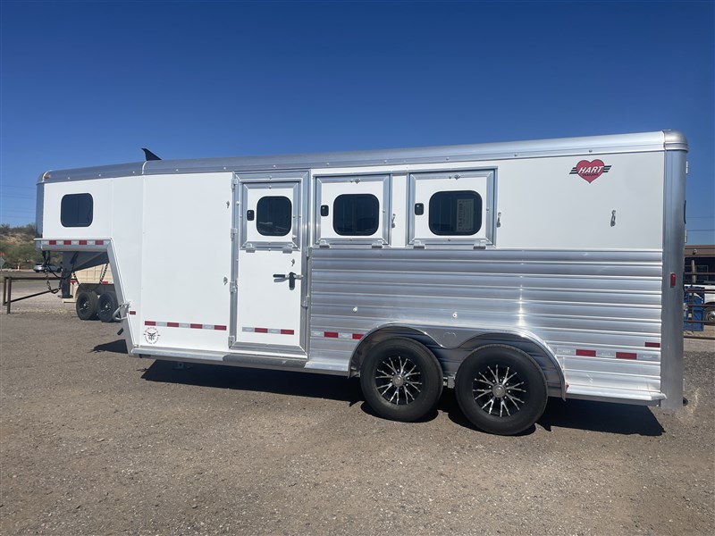 2023 Hart 3 Horse Gooseneck 