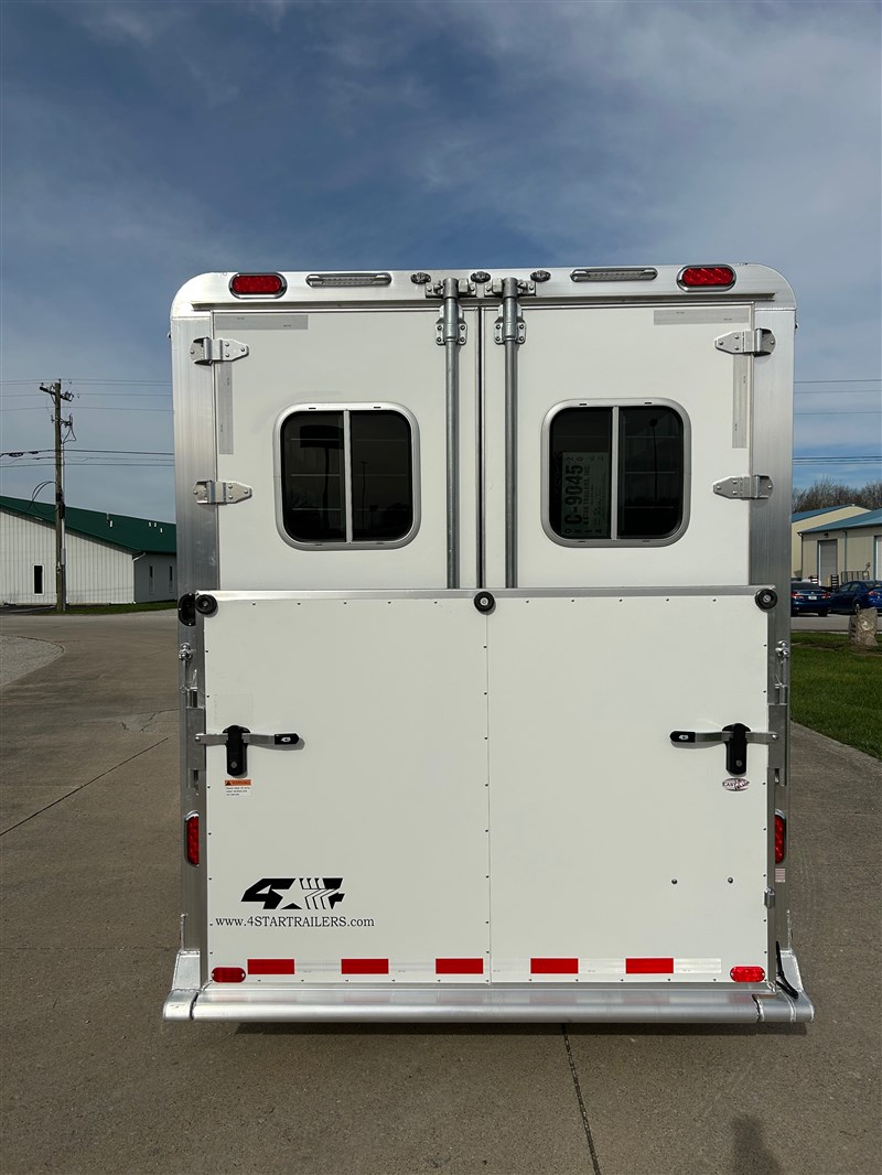 2024 4-star 6'10x20'x8' tall box stall trailer