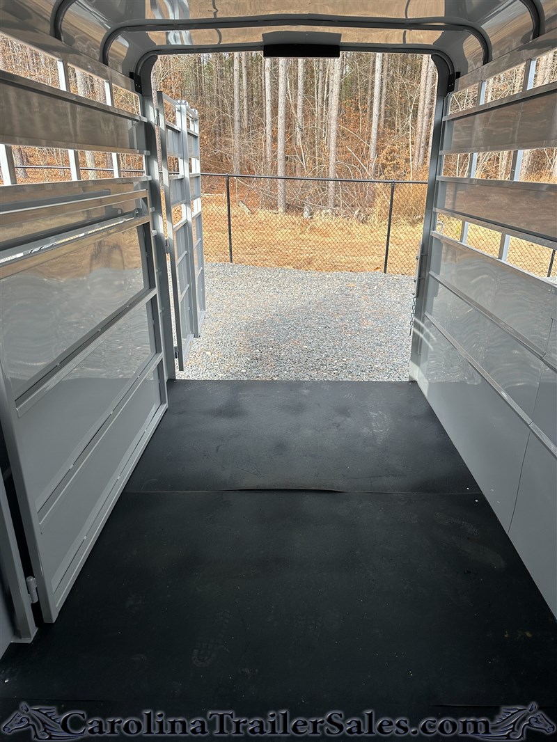 2025 Valley stock bumper pull trailer, 7'6" tall, mats