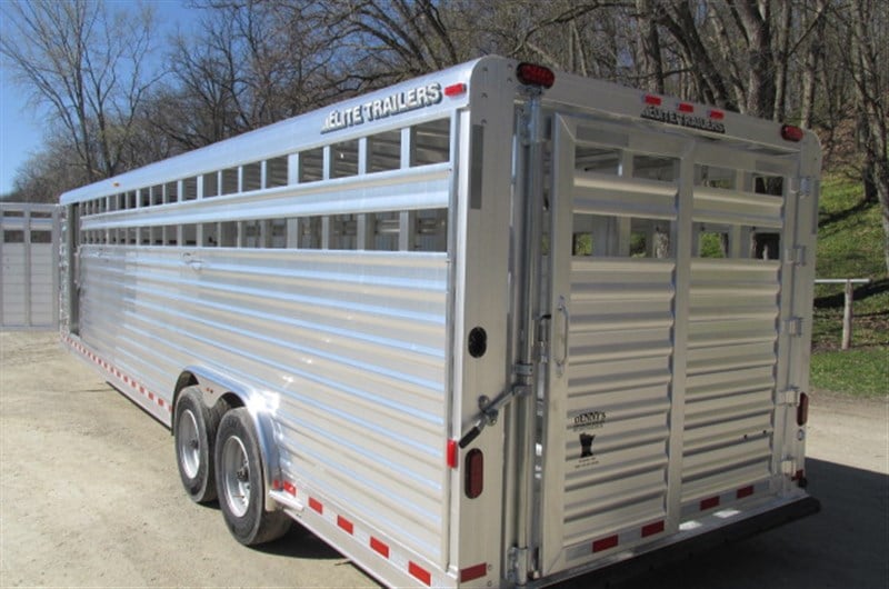 2025 Elite *sale $42,900 -stock 8x30, 2 gates, 8k axles