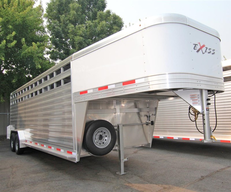 2023 Exiss 24' aluminum stock trailer - summer sale!