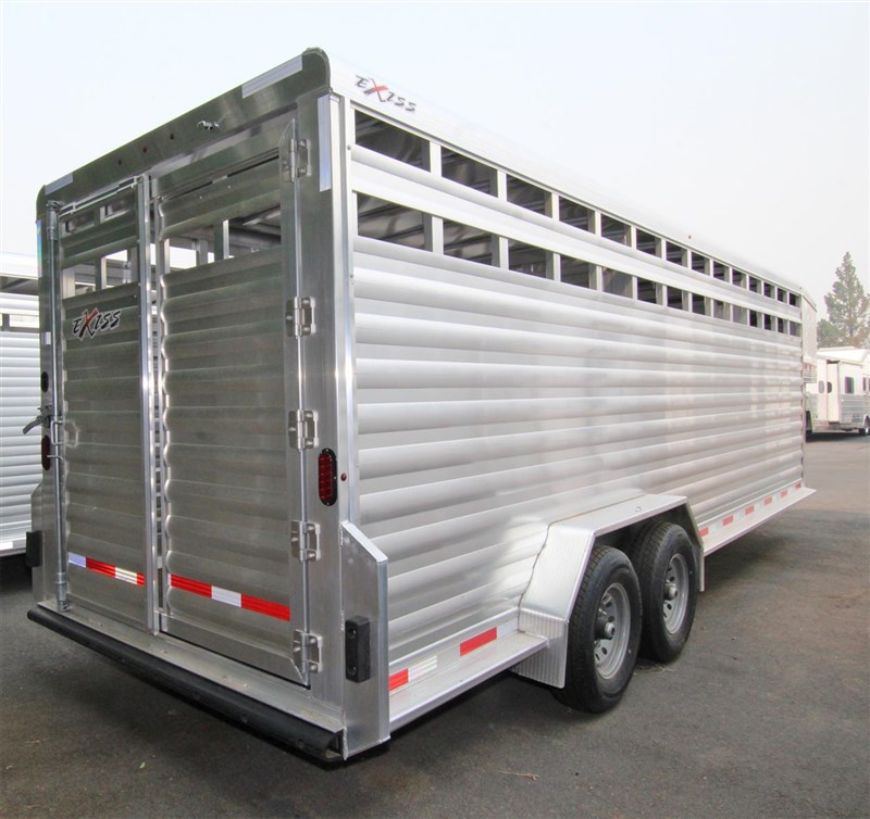 2023 Exiss 24' aluminum stock trailer - summer sale!