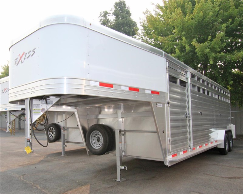 2023 Exiss 24' aluminum stock trailer - summer sale!