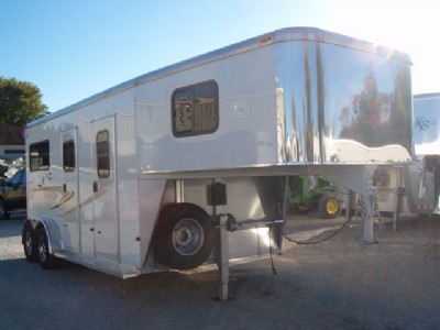 2008 Kiefer Built Two Horse Straight Load 7'6