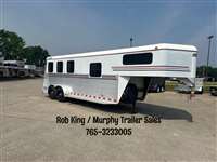 2002 3 horse Gore Trailers 6'8"x20'x7' Tall 3H Slant
