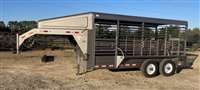 2025 Stock horse GR GR 6'8" x 16' Gooseneck Stock Butterfly Rear