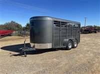 2025  horse Calico Calico 6' x 16' Stock Bumper Pull Swing Slide Rear