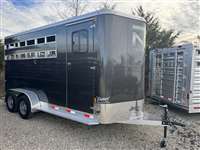 2025 3 horse Merhow Three Horse SS 30 Stock Bumper Pull Trailer