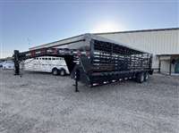 2021  horse Delco Delco 6'8" x 24' Tarp Stock Butterfly Rear