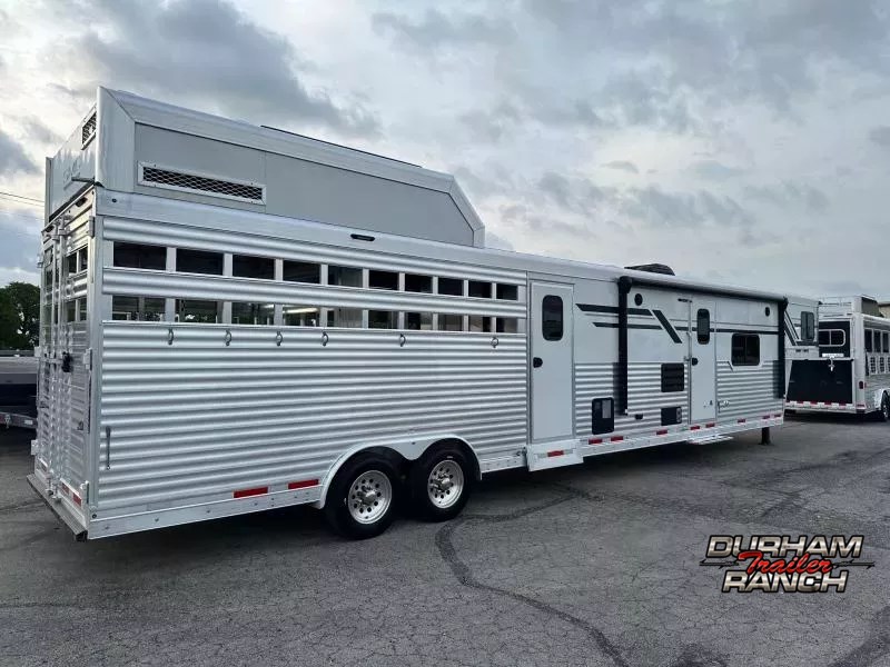 2023 smc 15'sw lq livestock trailer with slideout