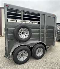 2026 2 horse Calico 2H Slant BP,13', 7'tall, Plexitrac, Spare ON ORDER