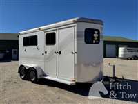 2005 2 horse Trail-et 2005 TRAIL-ET 2 HORSE BUMPER PULL W/ DRESSING ROOM