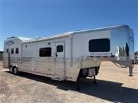 2024 3 horse Bloomer Bloomer 3 Horse Side Load 16' Outlaw with Slide