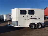 2024 2 horse Titan 2 Horse Aval BP - windows in rear doors