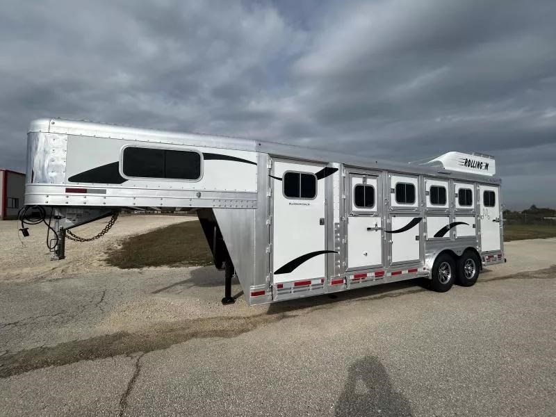 2026 Platinum Coach 4 horse trailer w/side tack, mangers, drop downs