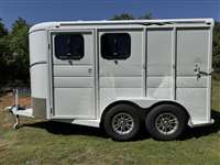 2026 2 horse Calico 2HBP,14'L,7'tall,Drops,LotsOfOptions,MAGS,ON LOT 